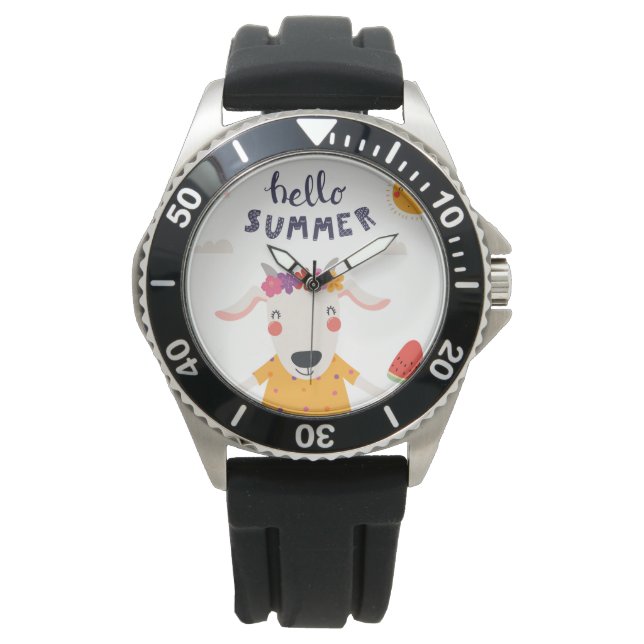 Relógio Montre Hello summer Protège couronne (Frente)