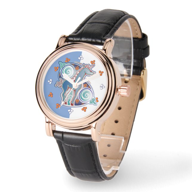 Relógio Montre Licorne celtique (Ângulo)