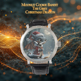 Relógio Moonlit Cookie Bandit – The Grey Christmas Dragon.