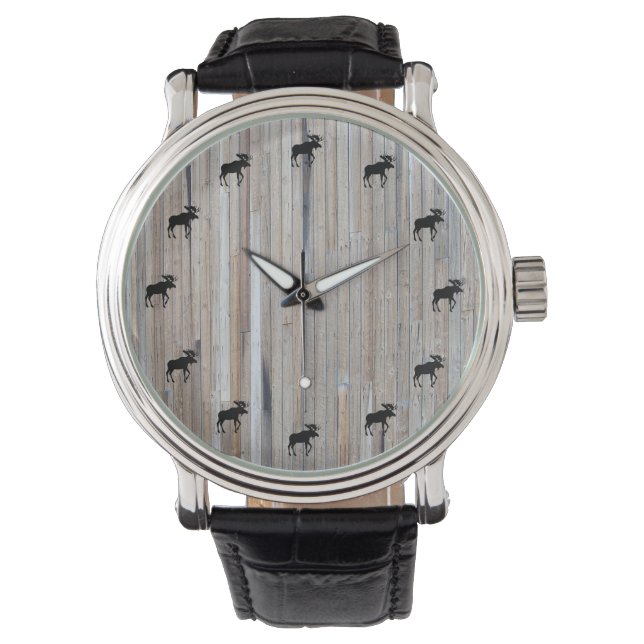 Relógio Moose Silhouette Watch por Leslie Harlow 600 (Frente)