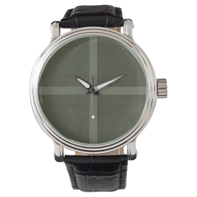 Relógio Moss Green Cross Watch - personalizável eWatch (Frente)