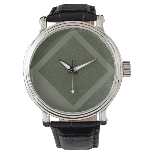 Relógio Moss Green Diamond-Lined Watch (Frente)