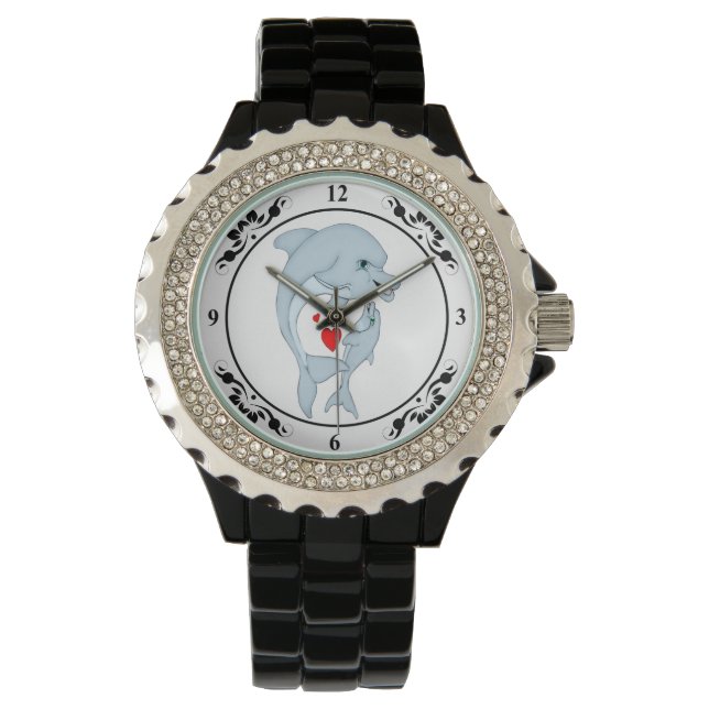 Relógio Motherly Dolphin Love Watch (Frente)