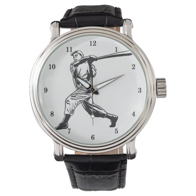 Relógio Muito Legal Baseball Wrist Watch (Frente)