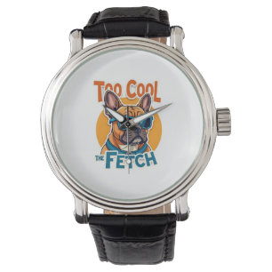 Relógio Muito Legal para Buscar Bulldog Francês Óculos de