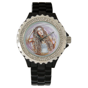 Relógio Mulher Assista Enamel Banda Mujer Reloj Esmalte Cr