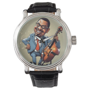 Relógio músicos do jazz