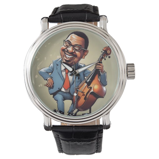 Relógio músicos do jazz (Frente)
