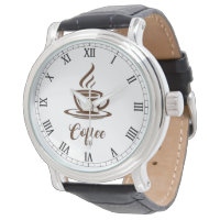 Na moda Brown Watch for Coffee House Employeers