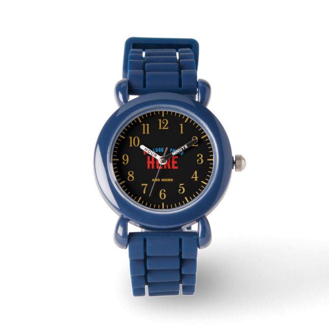 RELÓGIO NA MODA MODERN MARINHO AZUL ÚNICO VERIFICADO COM M (Frente)