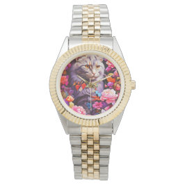 Relógio Na moda para assistir amantes de gatos