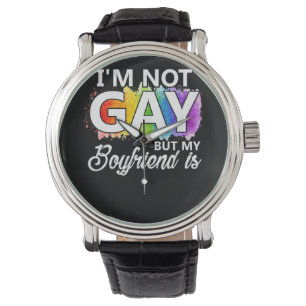 Relógio Não sou Gay, mas meu Namorado é...