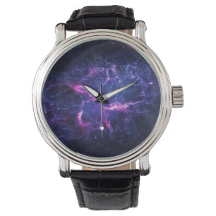 Relógio Nebulosa Cósmica de Espaço Dinâmico Imagem