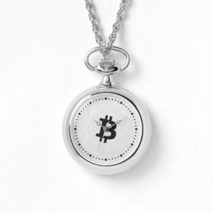Relógio Neurônio Bitcoin Branco