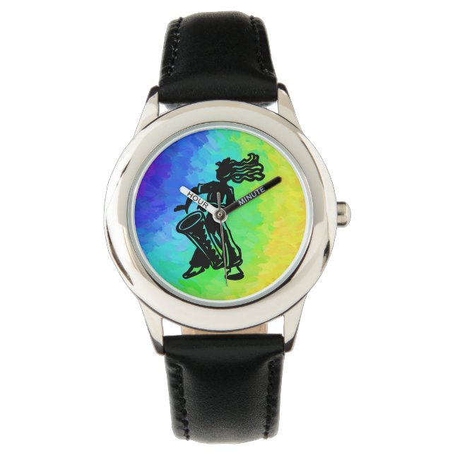 Relógio New York Boogie Nights Drum Rainbow (Frente)