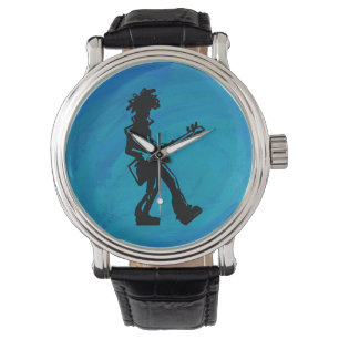 Relógio New York Boogie Nights Guitar Blue