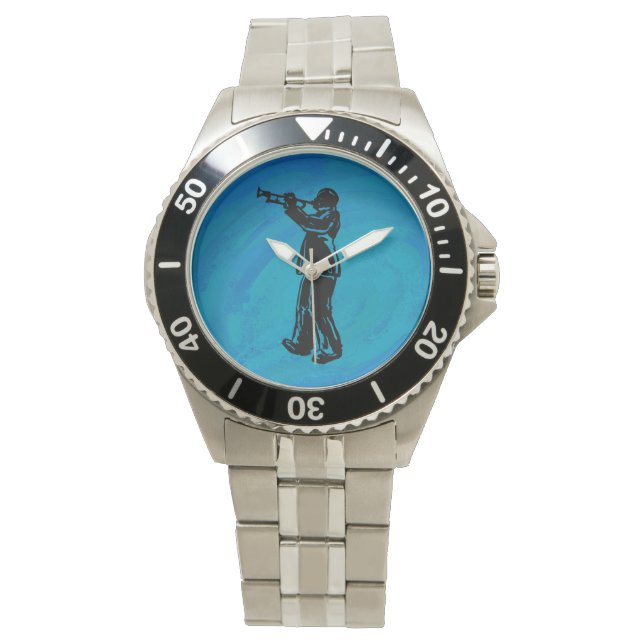 Relógio New York Boogie Nights Trumpet Blue (Frente)