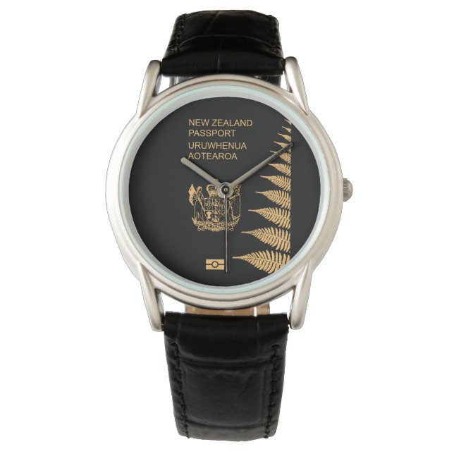 Relógio New Zealand passport wristwatch (Frente)