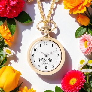 Relógio Noiva Futura Sra. Black White Wedding