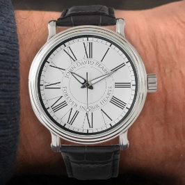 Relógio Nome e Inscrição Memorial