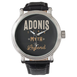 Relógio Nome Personalizado Adonis - Adonis Engraçado