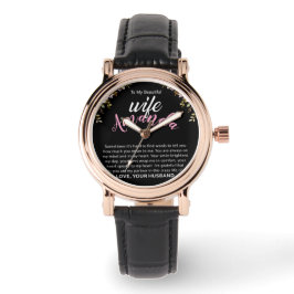 Relógio Nome Personalizado com Mensagem Rosa Rosa Rosa Ros