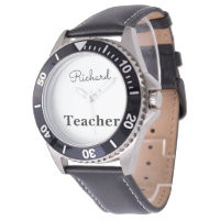 Nome Personalizado do Professor Preto Mens