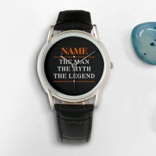 Relógio Nome personalizado o homem o mito a legenda