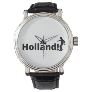 Relógio Nome Personalizado Suporte Laranja