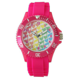 Relógio Notas do coração