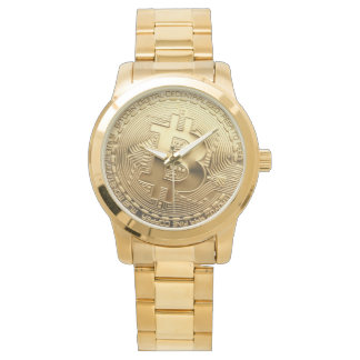 Relógio NOVA Bitmoeda 13,88 Tilt Dourado Watch