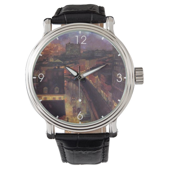 Relógio Nova Iorque de Greenwich Village (NYC) (Frente)