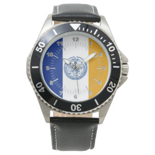 Relógio Nova Iorque flag Watch