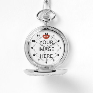 Relógio NOVO! Silver Pocket Watch - Personalizado (adicion