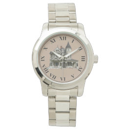 Relógio Numerários romanos do Victorian George F. Barber W