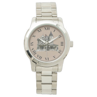 Relógio Numerários romanos do Victorian George F. Barber W