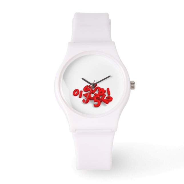 Relógio Números de Fallen (Frente)