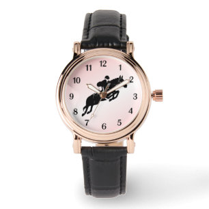 Relógio Números Pretos do Jumper Equestre