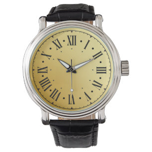 Relógio Números romanos de negros