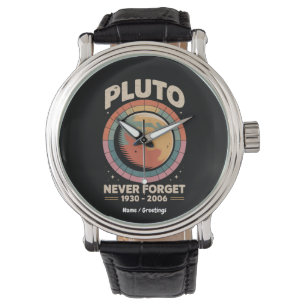 Relógio Nunca Esqueça Plutão 1930-2006 Espaço Retroativo E