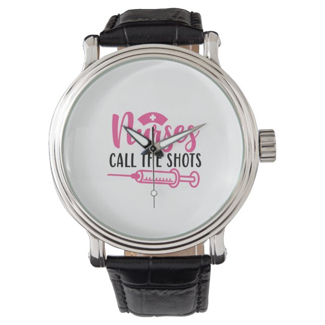 Relógio Nurse Gift Nurse Call The Shots (Frente)