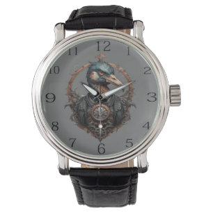 Relógio "O Bico de Ferro: Um Ibis Steampunk"