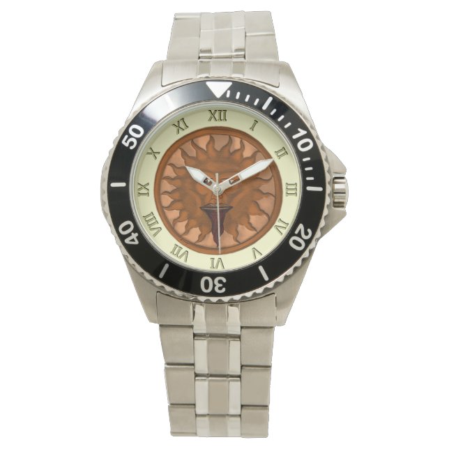 Relógio O Deus Sol (Ra) (Bronze) (Frente)