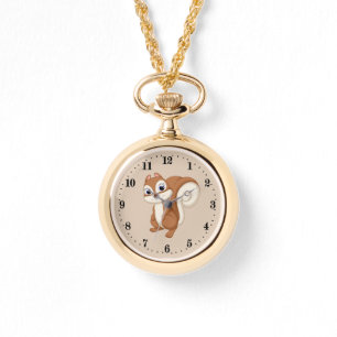Relógio O esquilo bonito ama o animal Watch