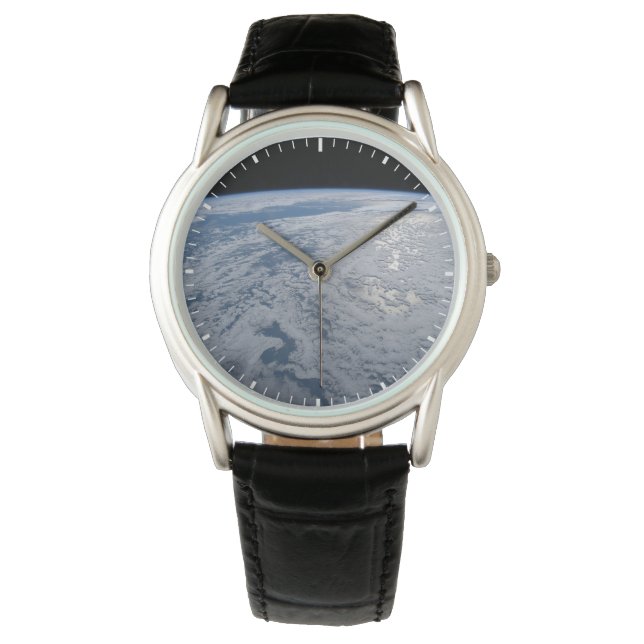 Relógio O Glint do Sol Está Vencendo No Oceano Pacífico Su (Frente)