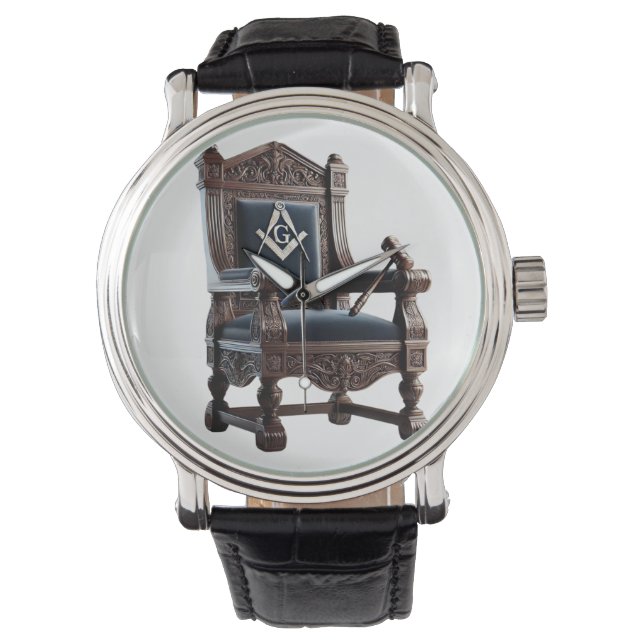 Relógio O Guardião: Honrar o Artesanato a Cada Segundo (Frente)