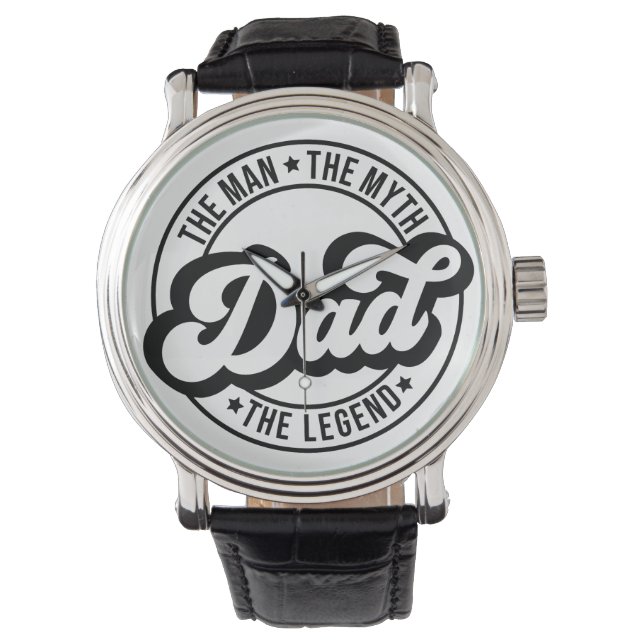 Relógio O homem o mito da lenda pai pai pai (Frente)