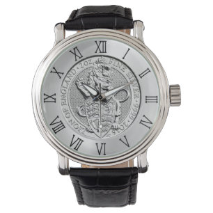 RELÓGIO O LEÃO DA MOEDA DE INGLATERRA