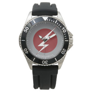 Relógio O logotipo instantâneo do parafuso de relâmpago 