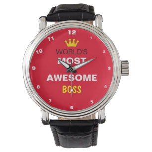 Relógio O Mundos Mais Espantoso - BOSS / o melhor